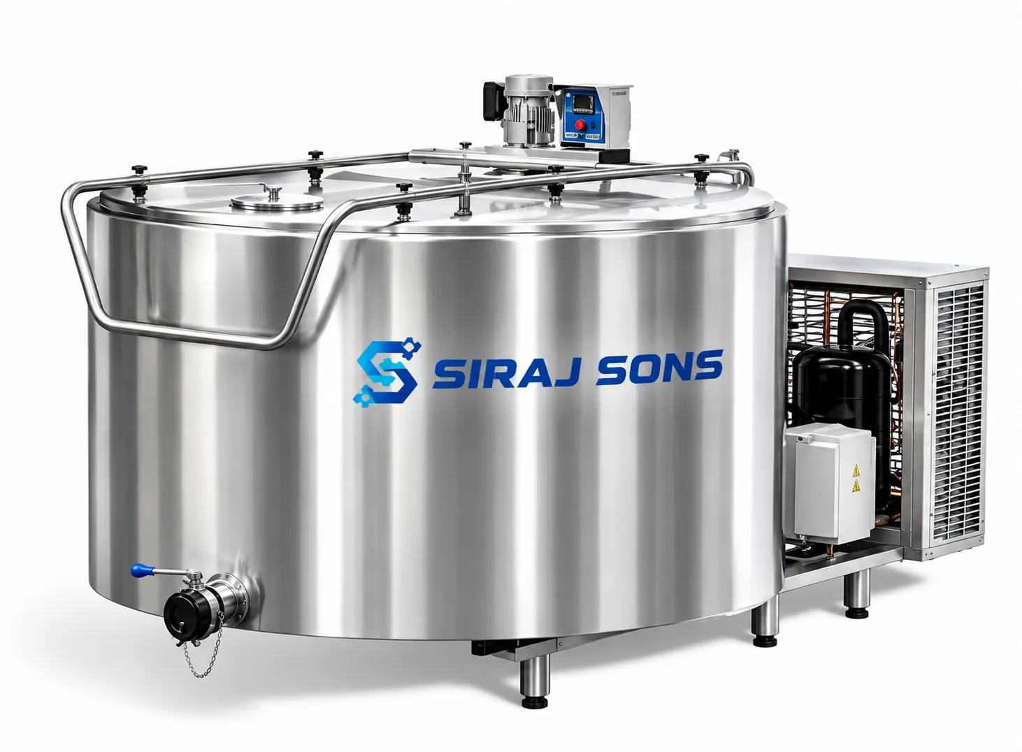 Milk Chiller Stainless Steel Milk Cooling Tank